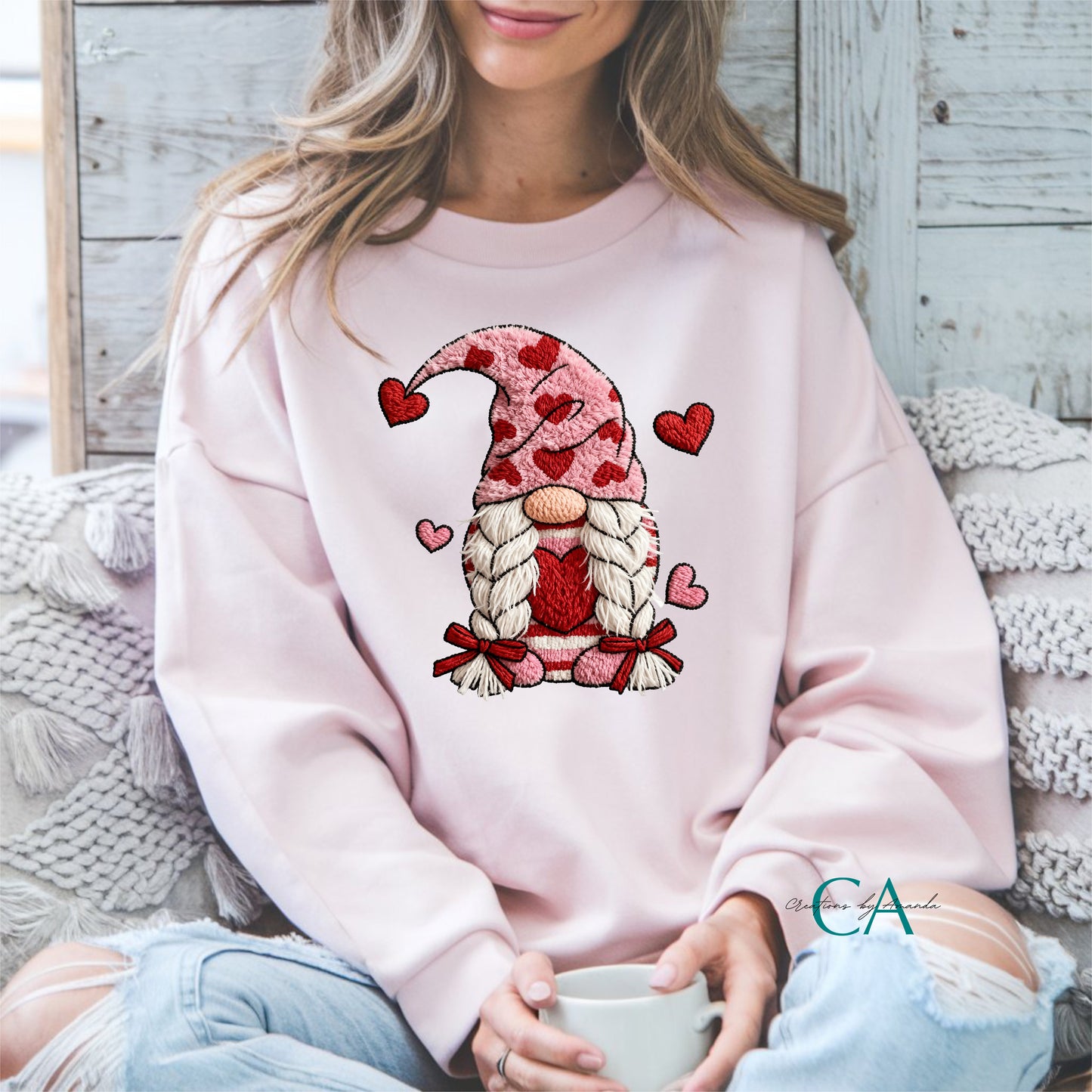 Valentine's Day - Gnome (Faux Yarn) Apparel Pre-Order