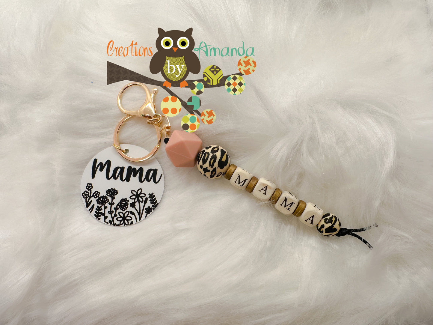MAMA (Leopard) Keychain