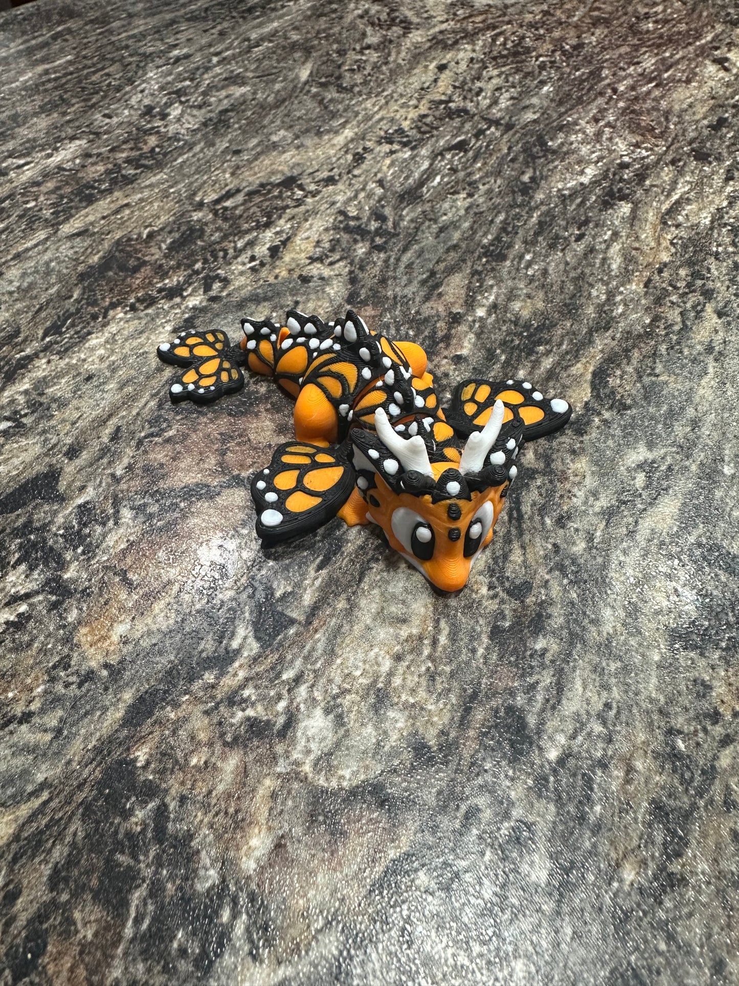 3D Printed Articulated Dragon - Butterfly