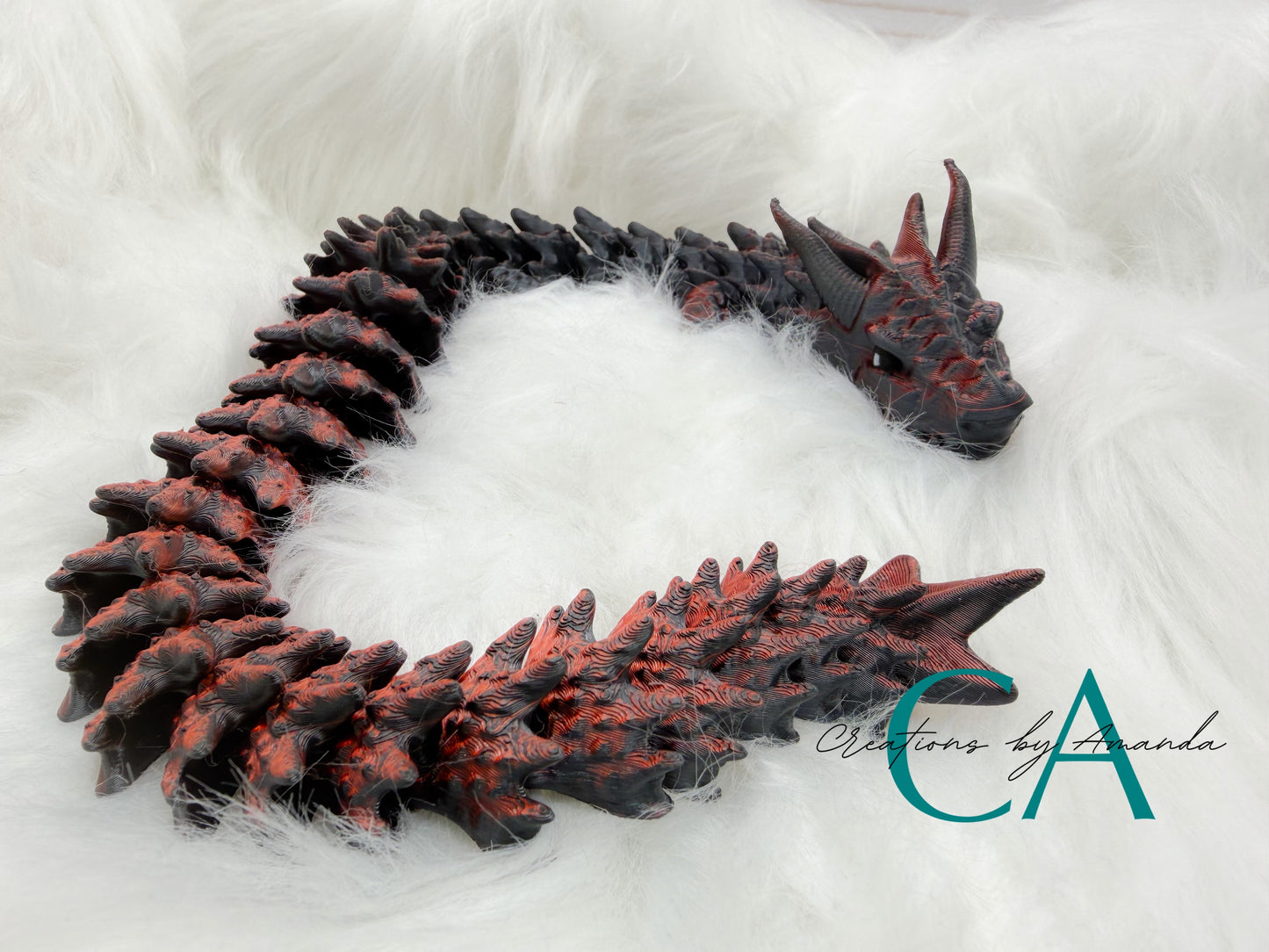 3D Printed Shadowcoil Articulated Dragon - 20"