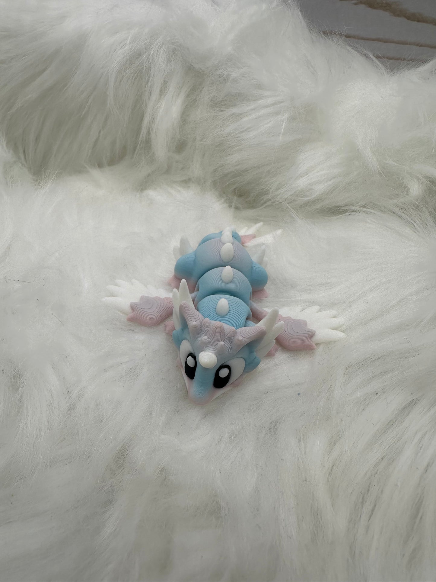 3D Printed Articulated Dragon - Celestial