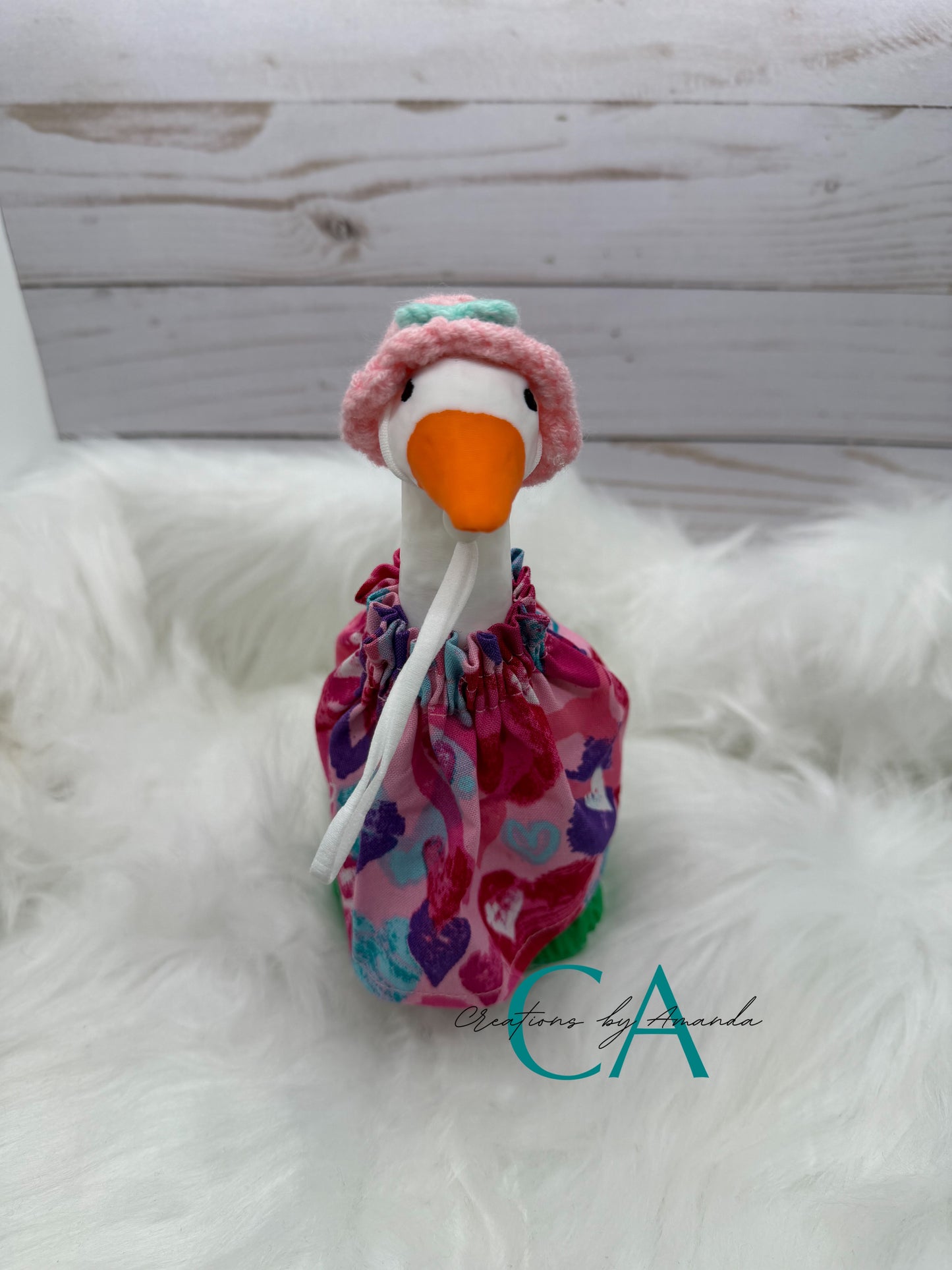 Desk Goose Outfit - Valentine's Day (Pink/Red/Purple/Blue)