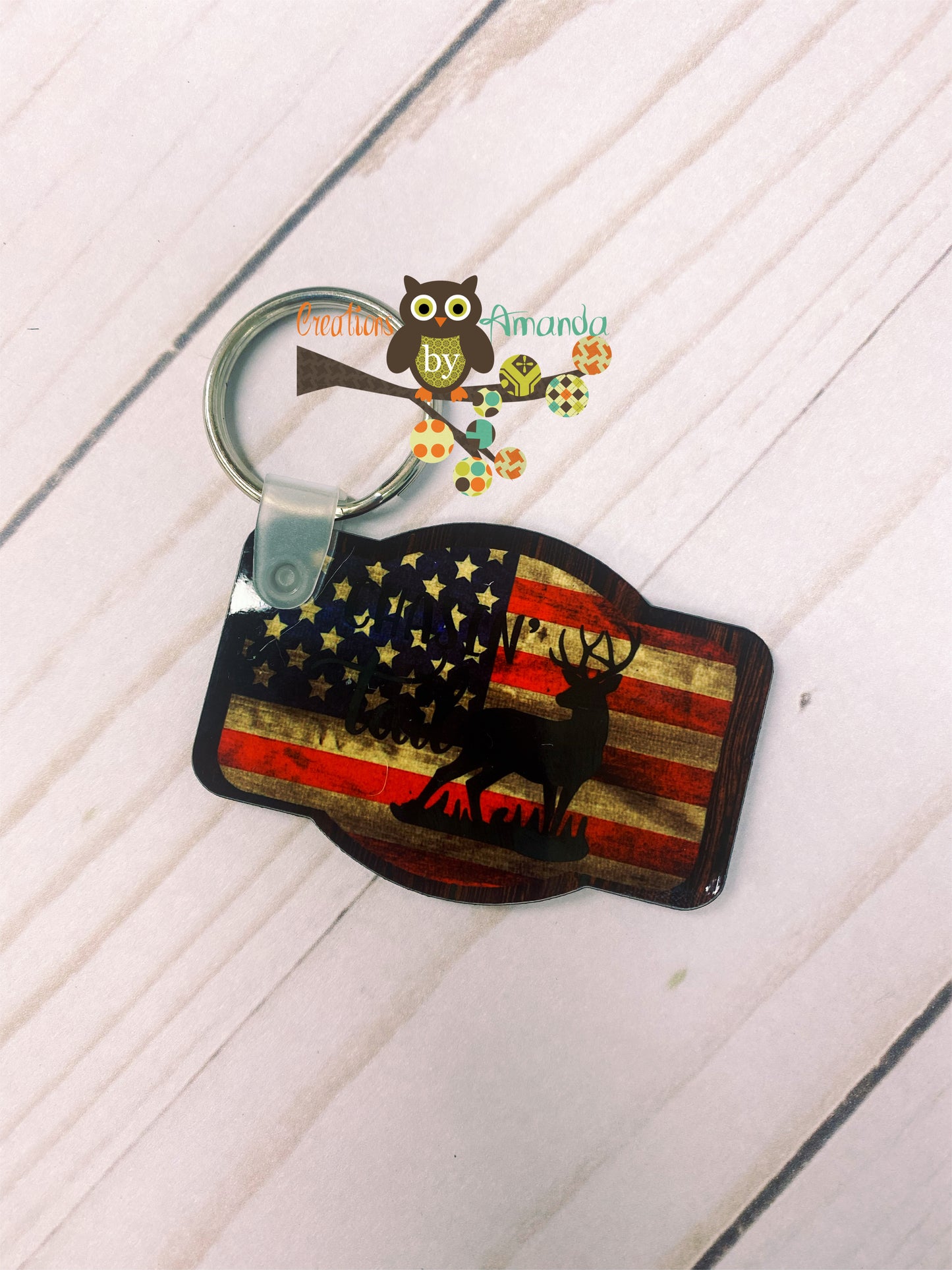 Chasin' Tail Keychain