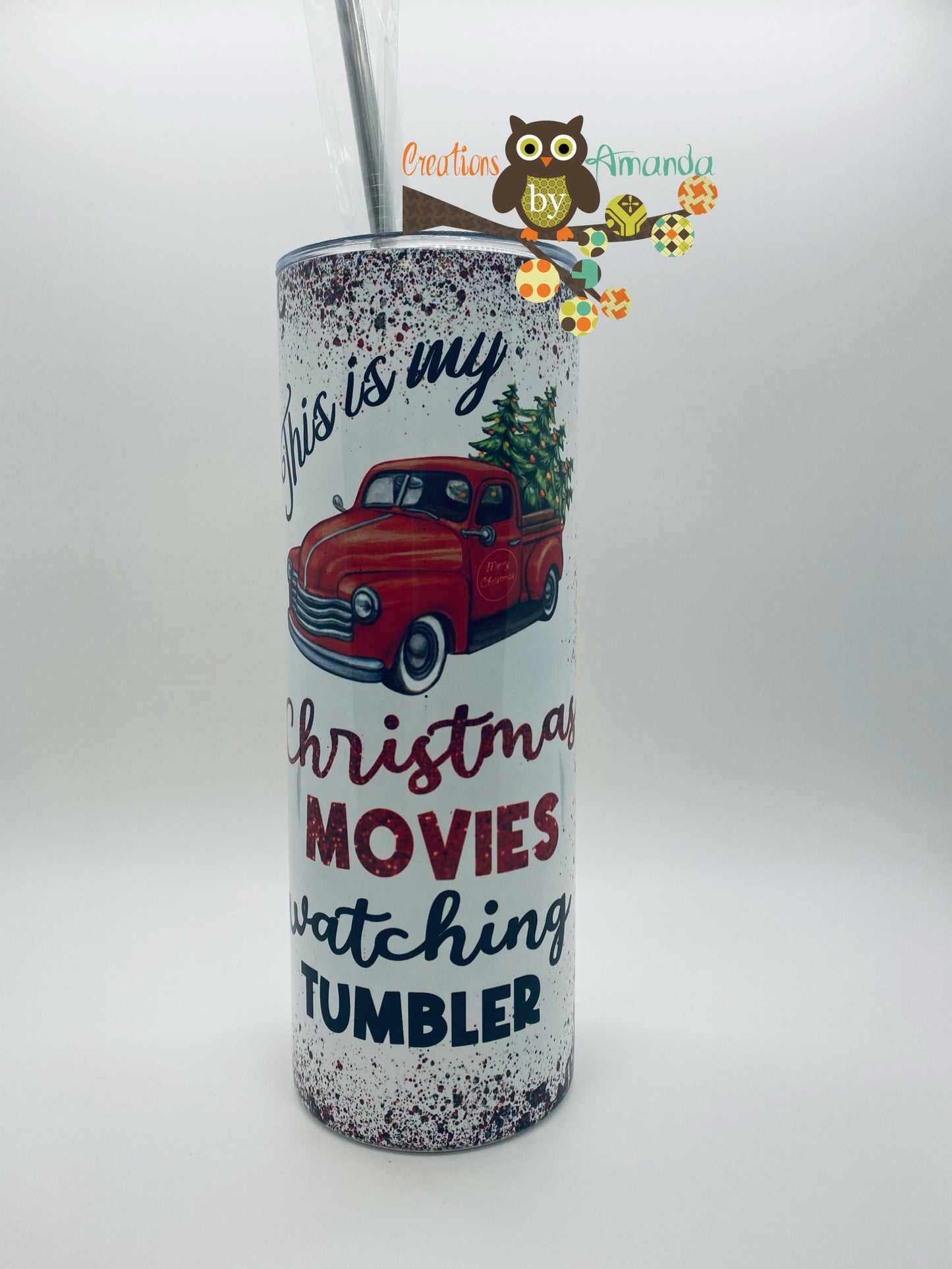 Christmas Movie Watching Tumbler