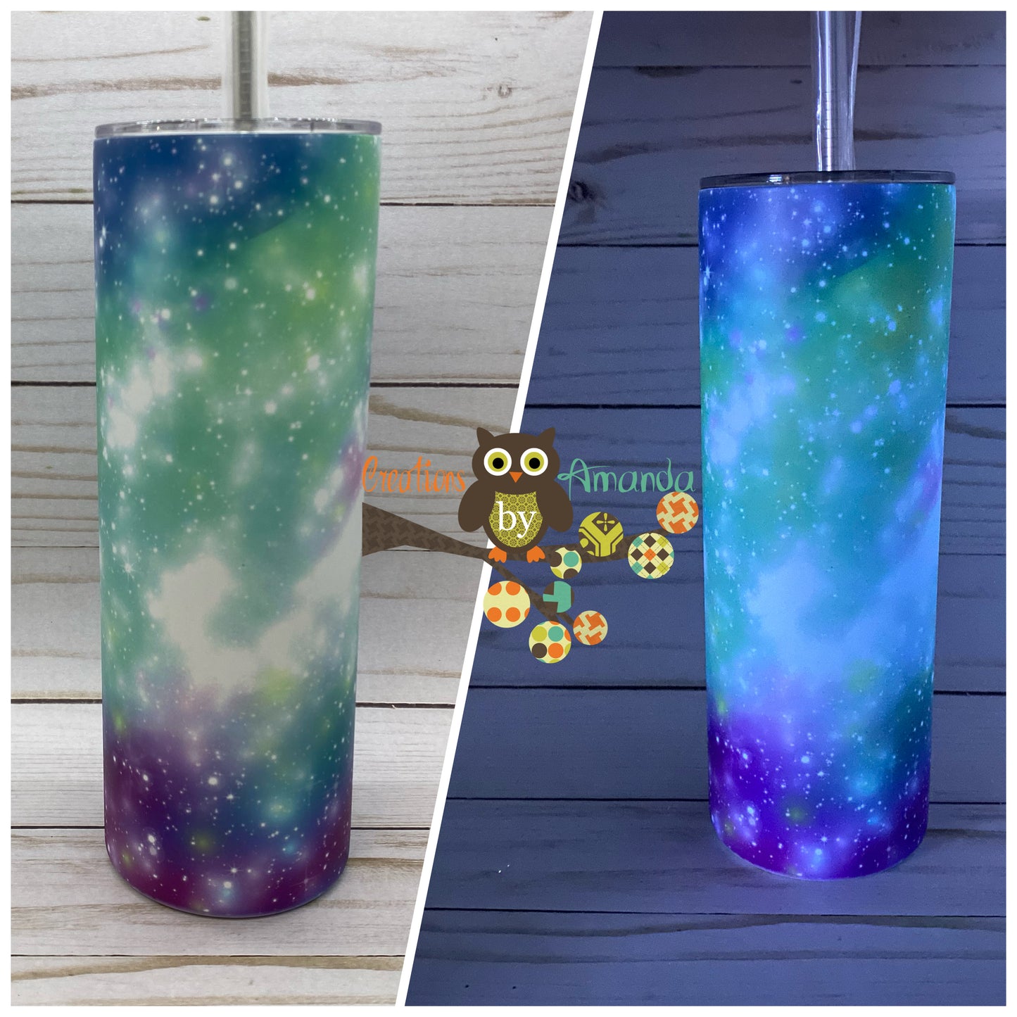 Galaxy (Glow In The Dark) Tumbler