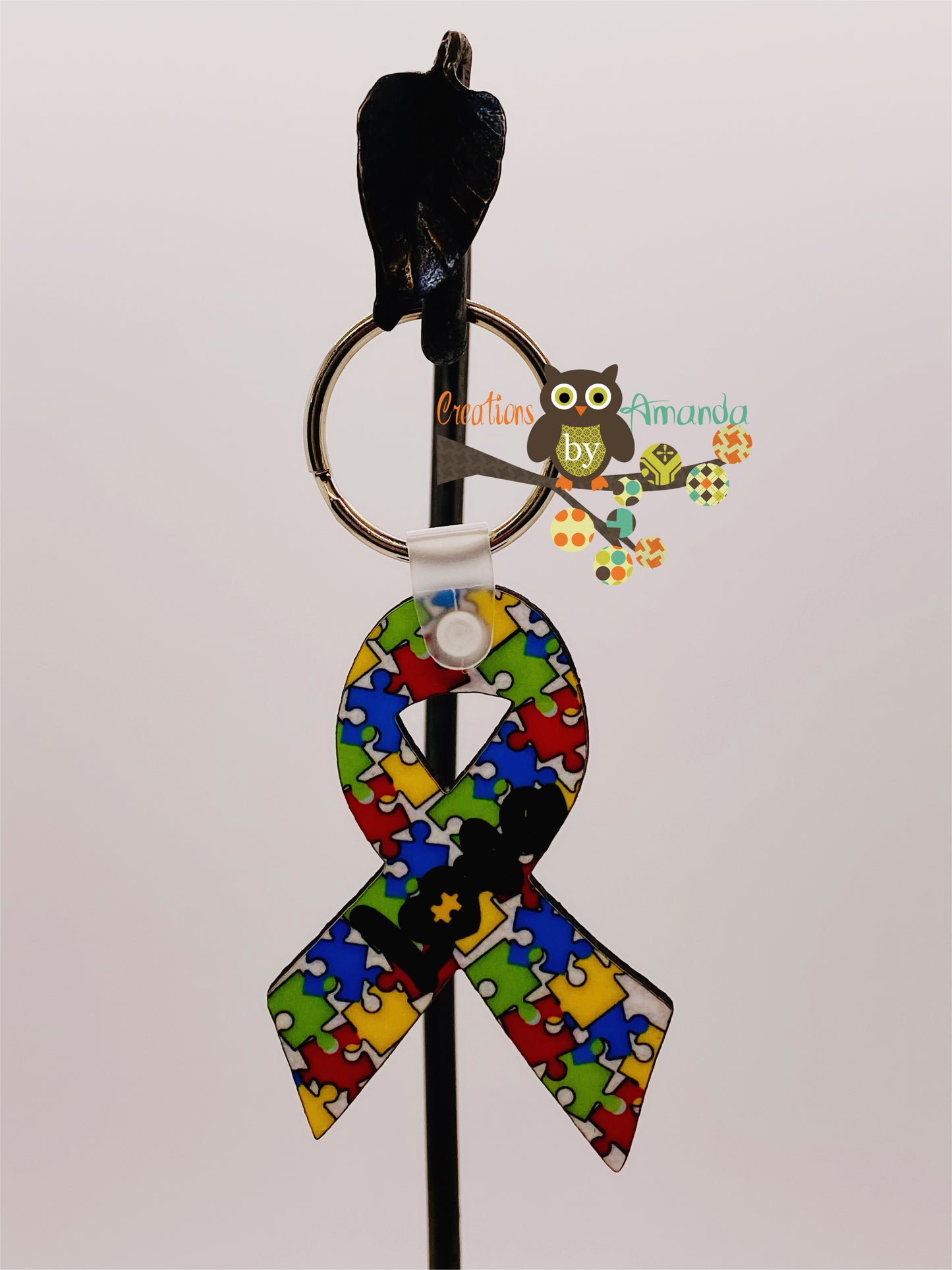 Autism - Love (Puzzle Pieces) Keychain