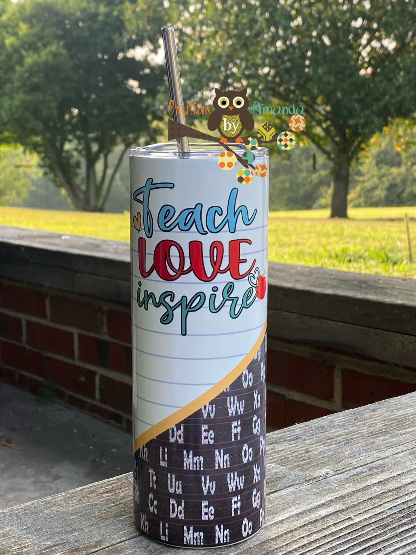 Teacher (Teach Love Inspire) Tumbler
