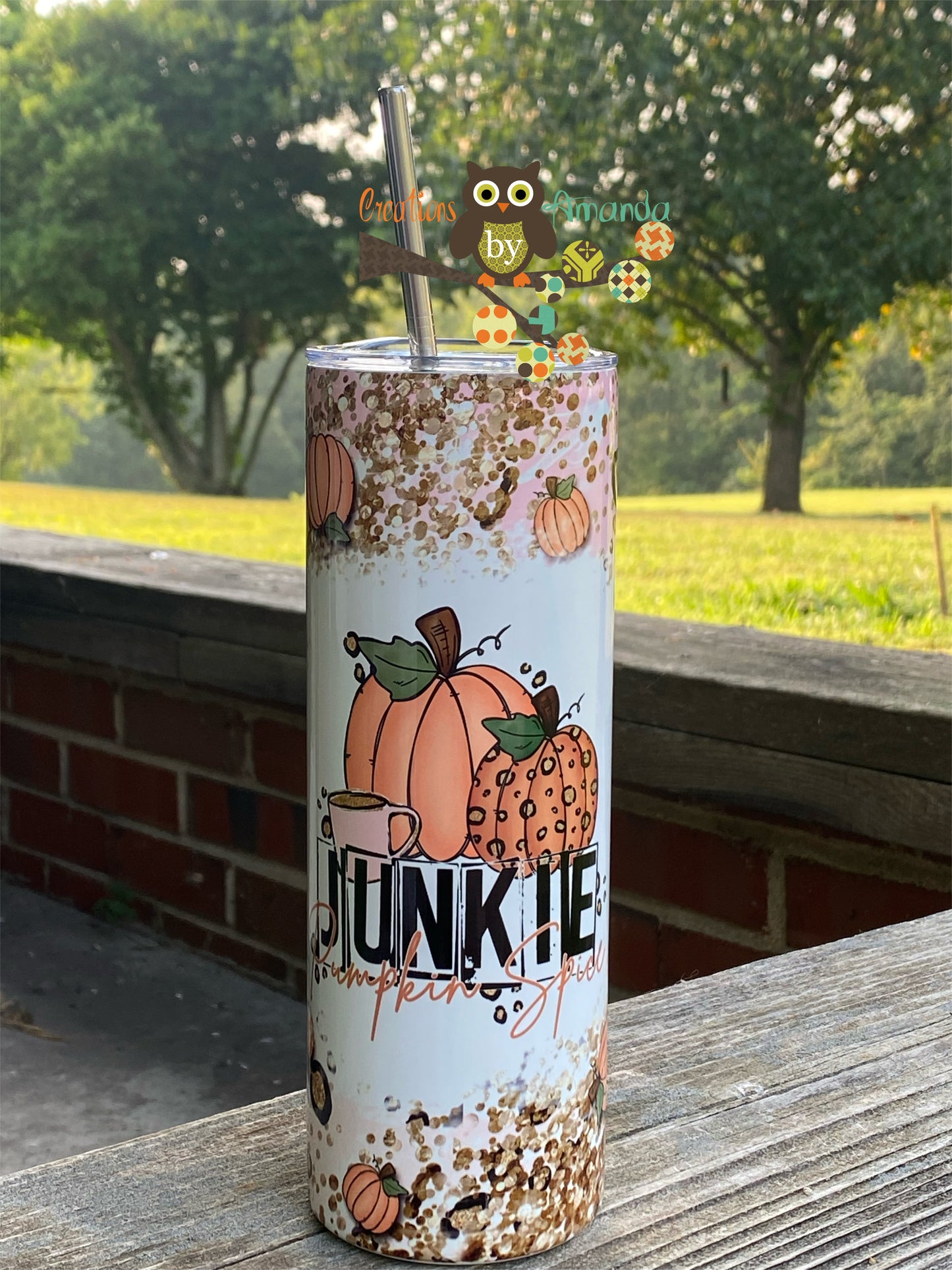 Pumpkin Spice Junkie Tumbler