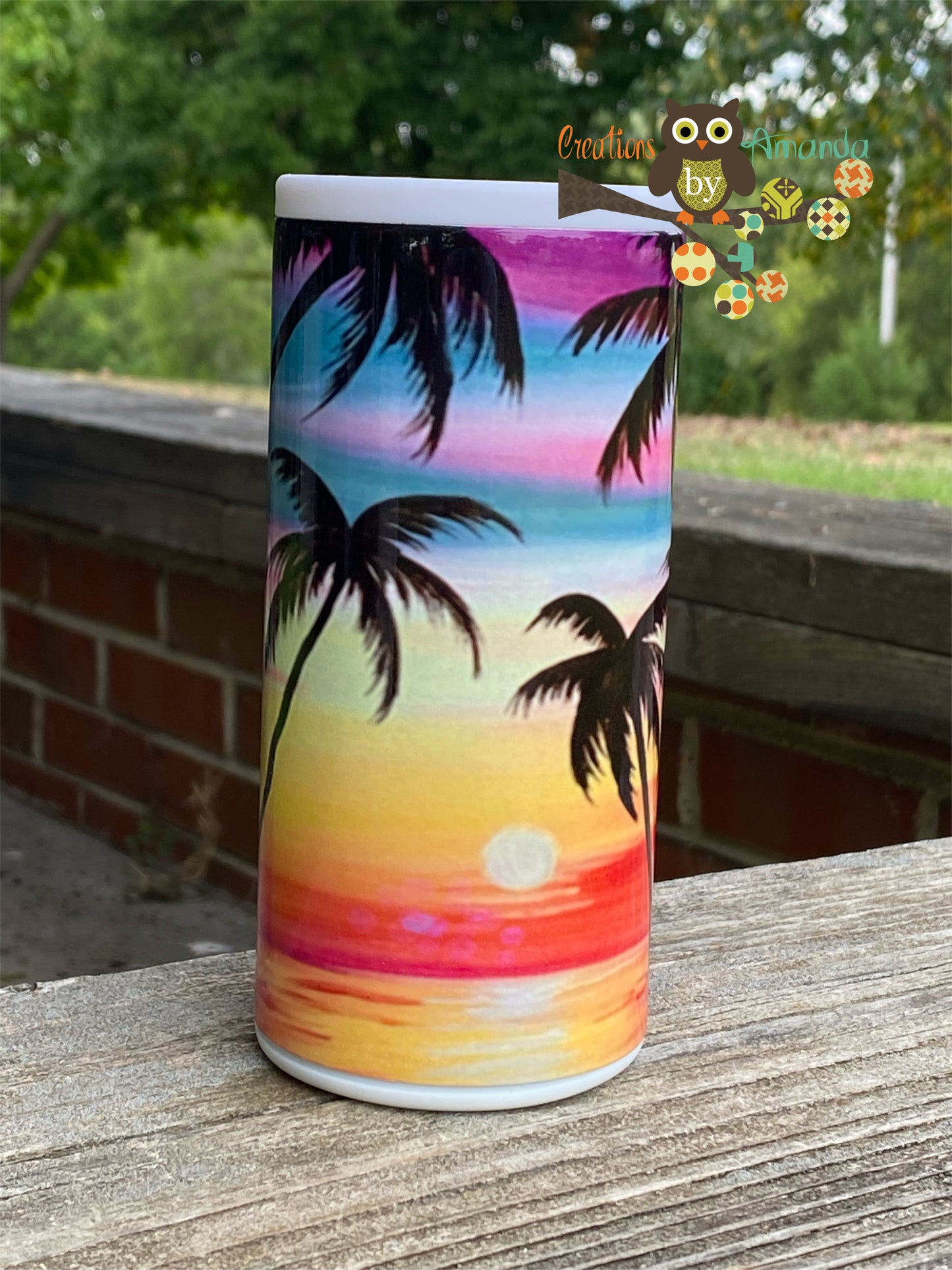 Sunset (Dark) Skinny Can Holder