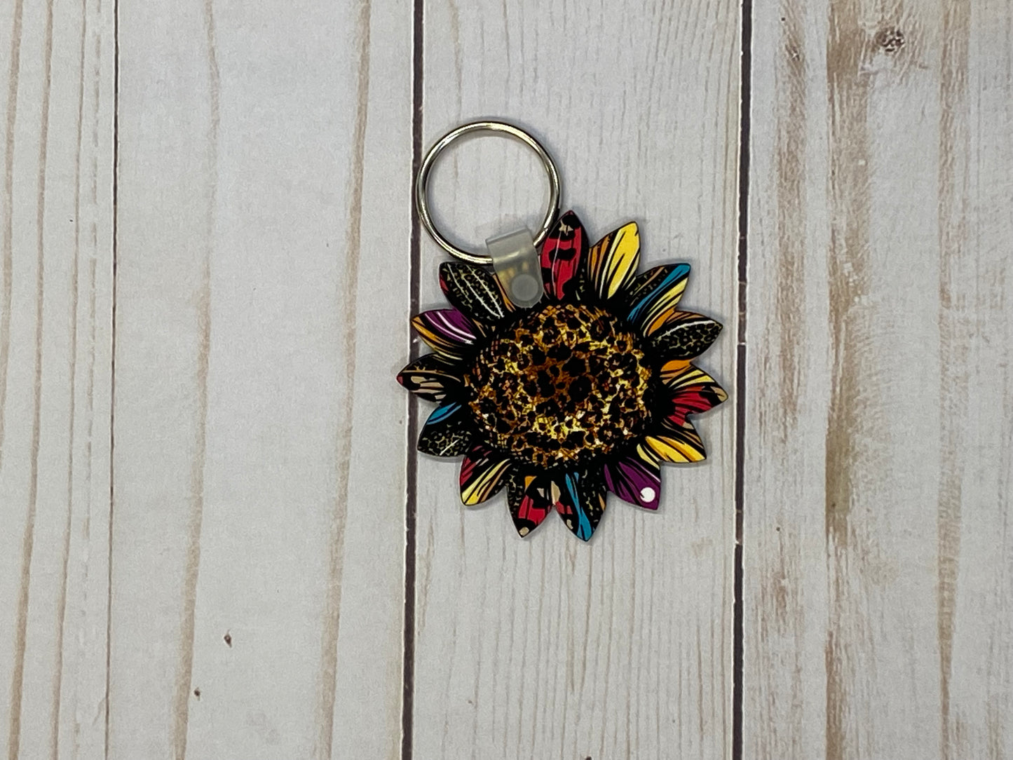 Sunflower (Colorful) Keychain