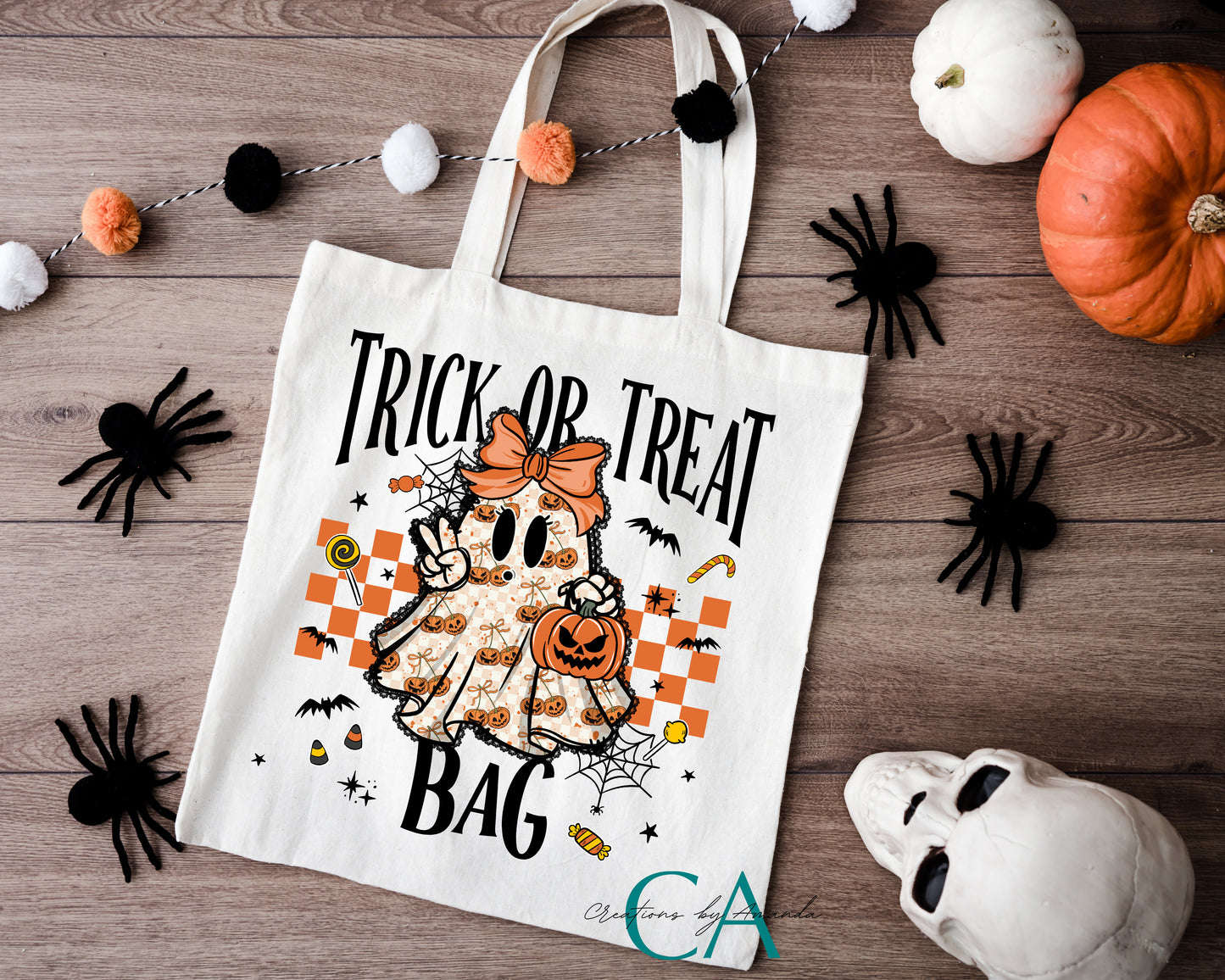 Trick or Treat Tote Bag
