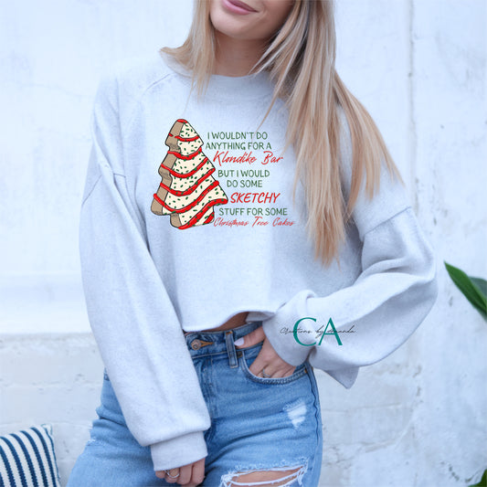 Christmas (Sketchy Stuff-Christmas Tree Cakes) Apparel Pre-Order