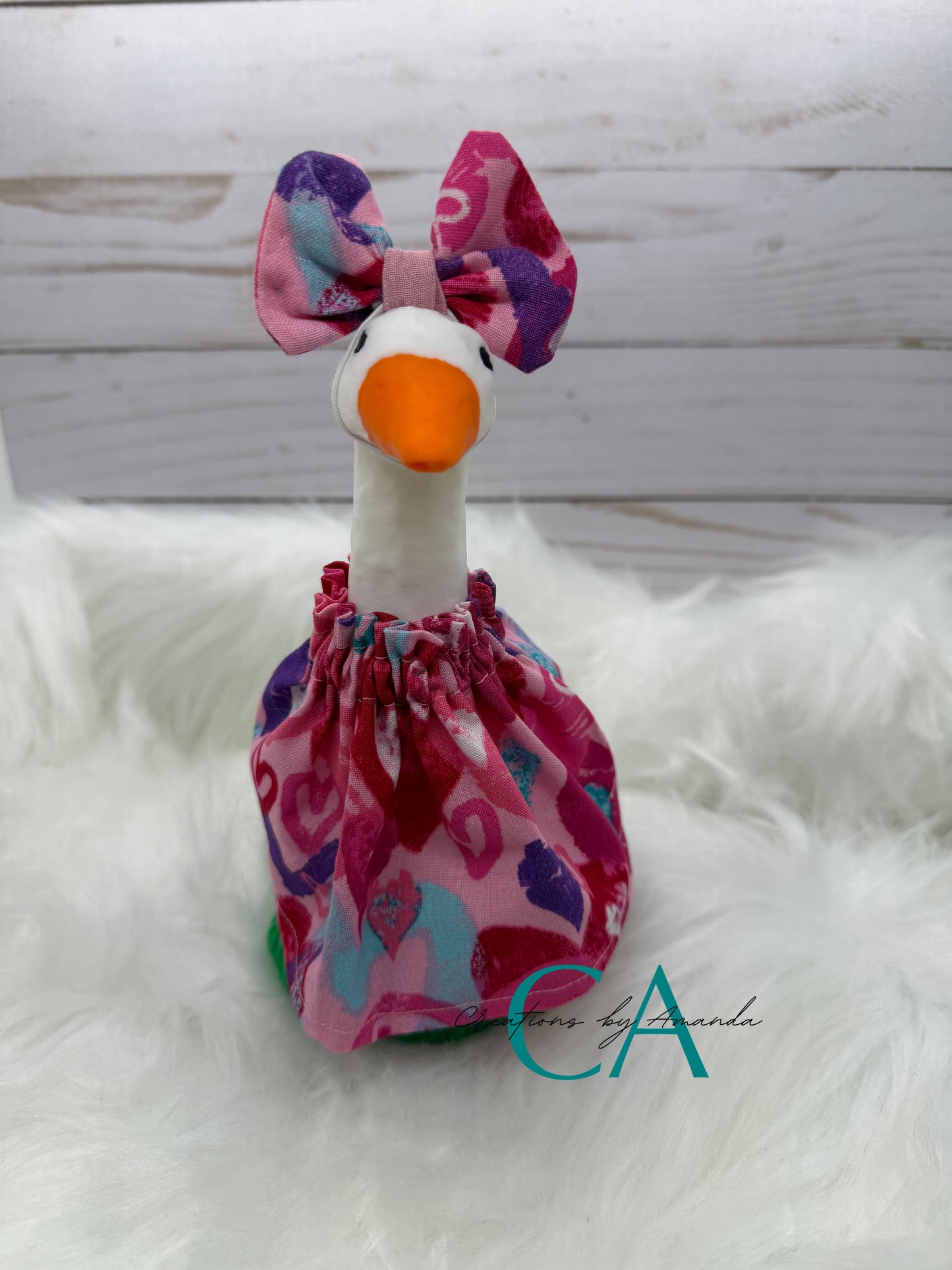 Desk Goose Outfit - Valentine's Day (Pink/Red/Purple/Blue)