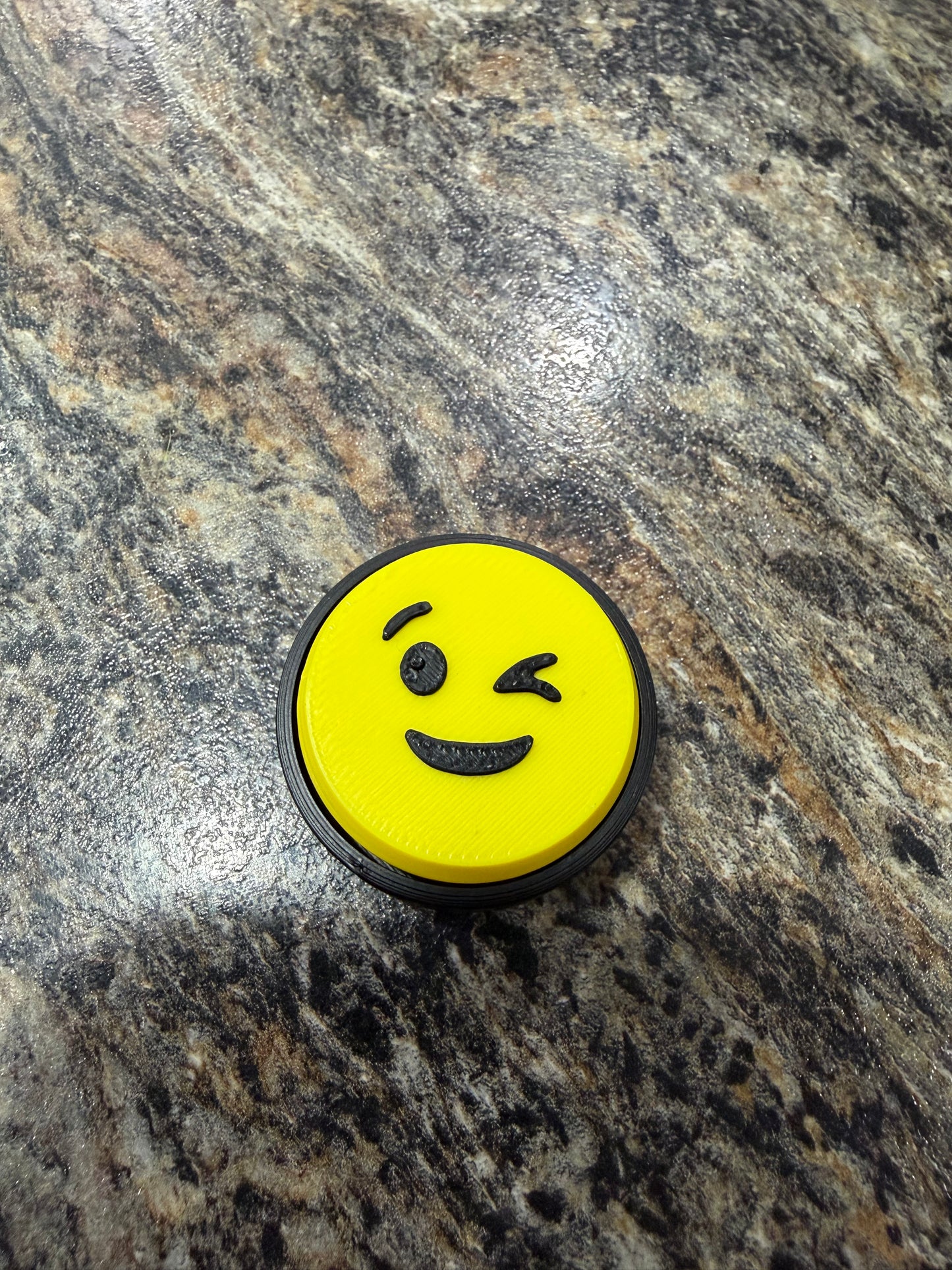 3D Printed Emoji Fidget Clicker