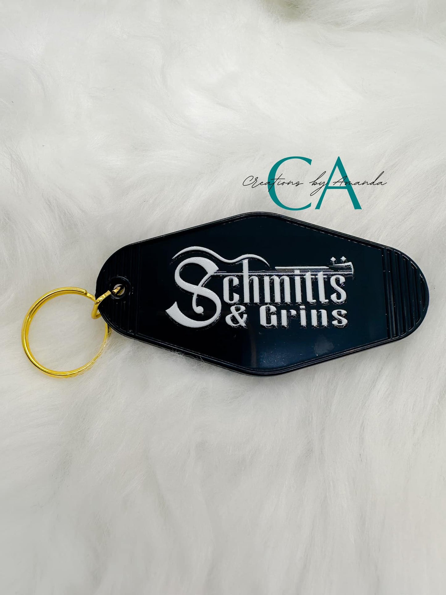 Schmitts & Grins Motel Keychain