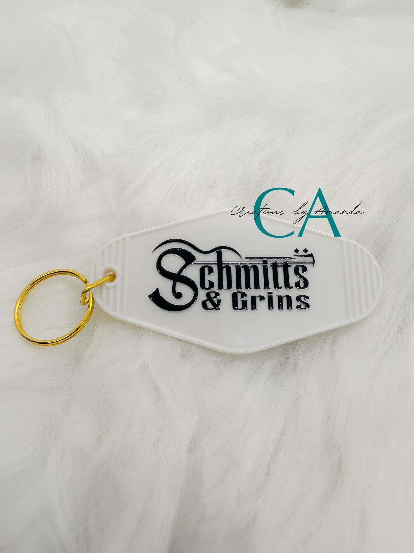 Schmitts & Grins Motel Keychain