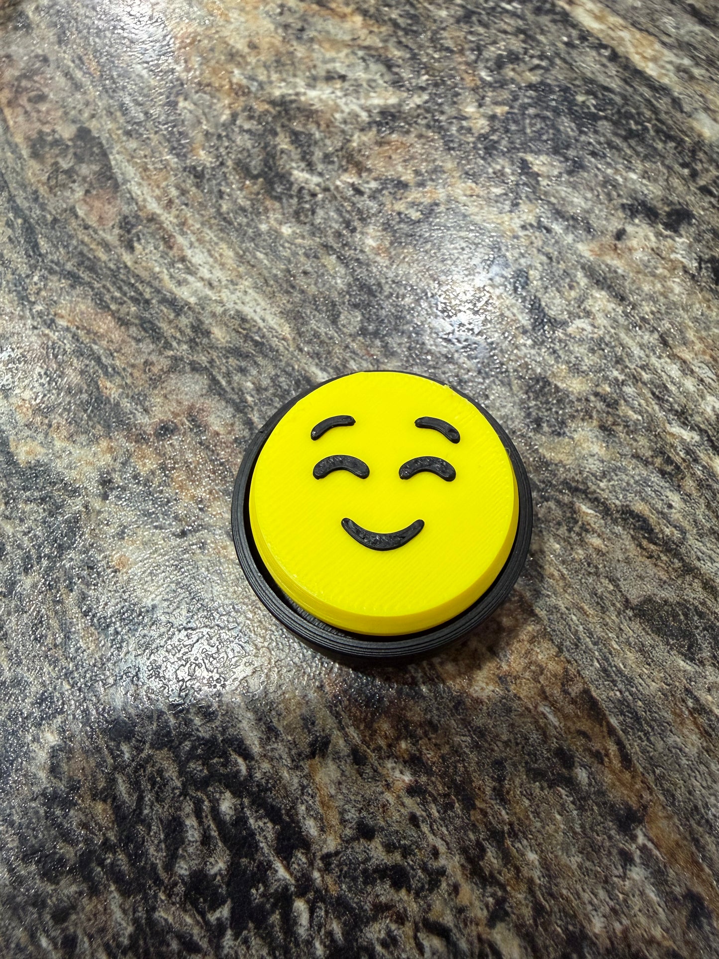 3D Printed Emoji Fidget Clicker