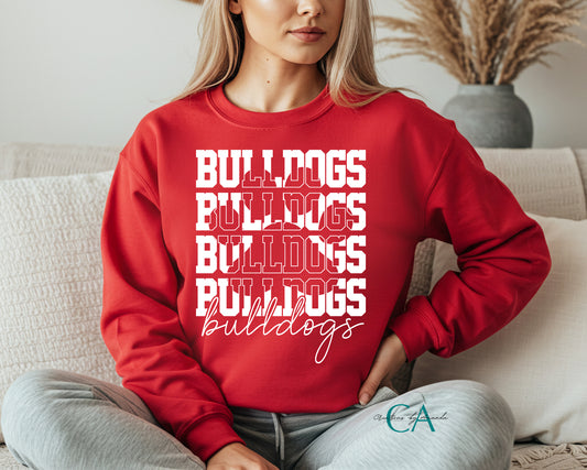 Bulldogs (Stacked) Apparel Pre-Order