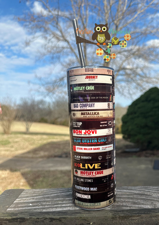 Cassette Tape (Rock) Tumbler