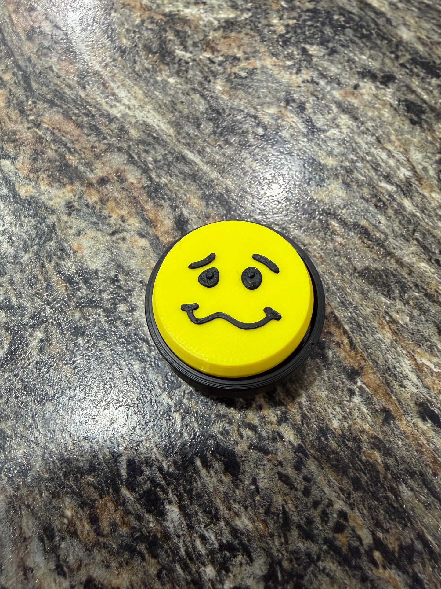 3D Printed Emoji Fidget Clicker