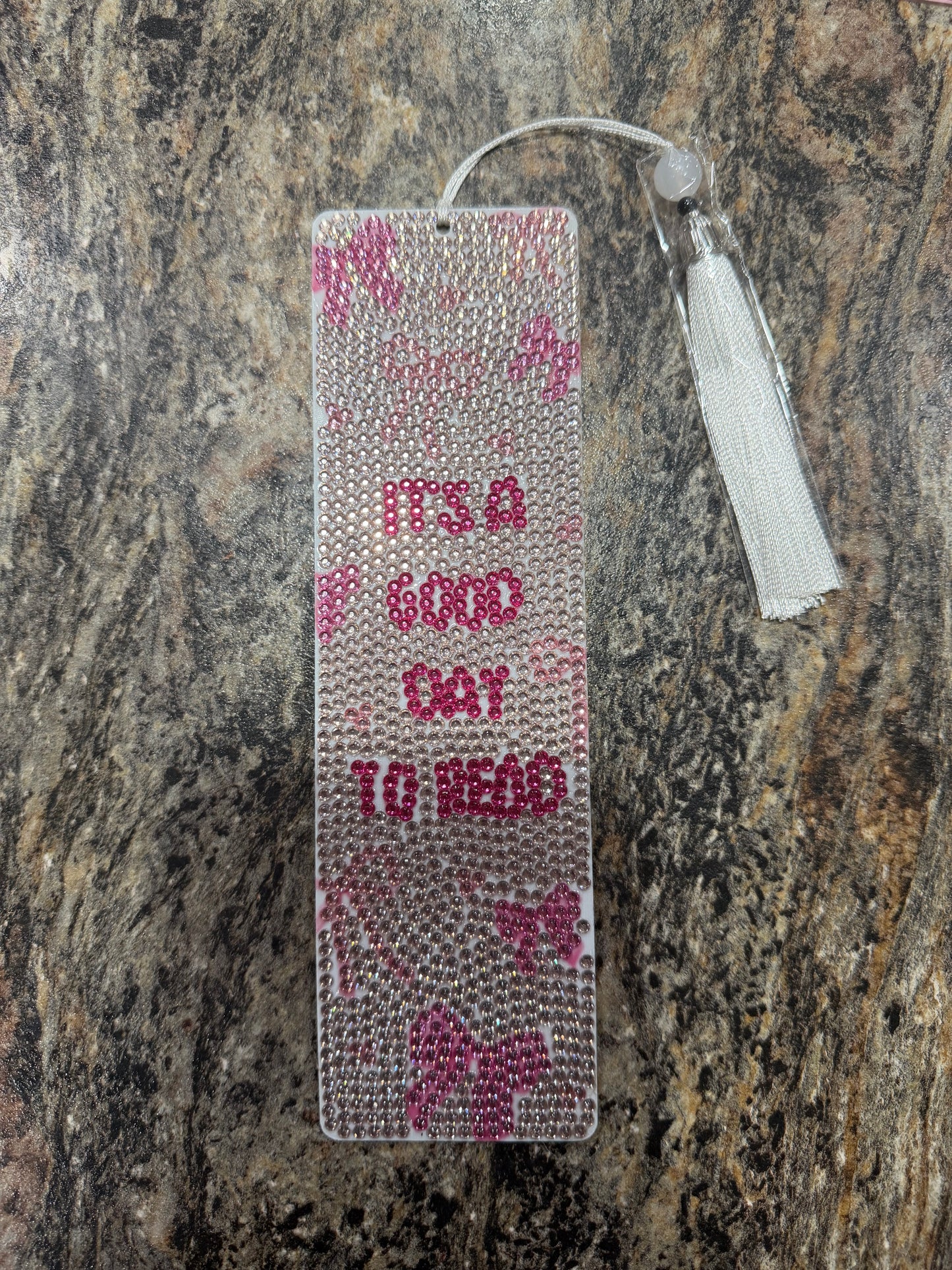 Diamond Art Bookmarks - Bows (Pink)