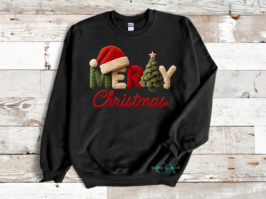 Merry Christmas/Hat (Faux Yarn) Apparel Pre-Order