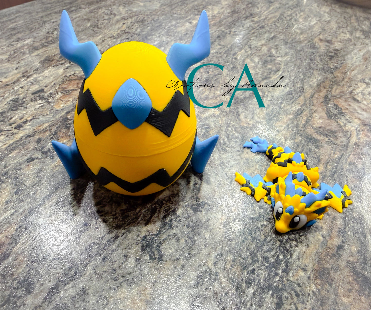 3D Printed Articulated Dragon - Electric