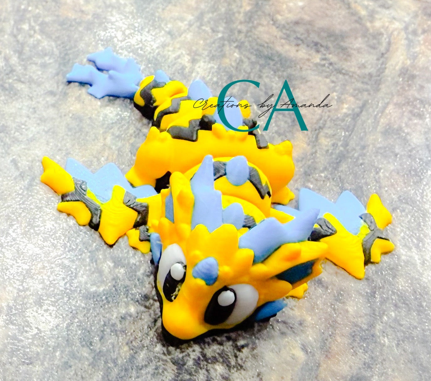 3D Printed Articulated Dragon - Electric