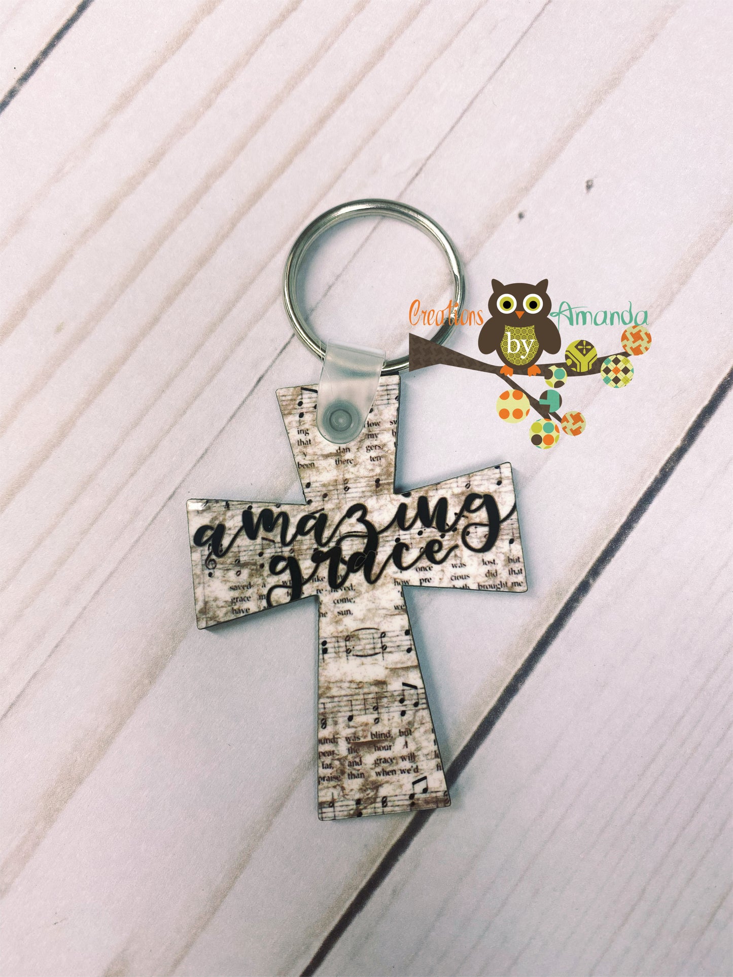 Amazing Grace Keychain