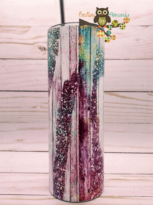 Woodgrain (Colorful) Tumbler