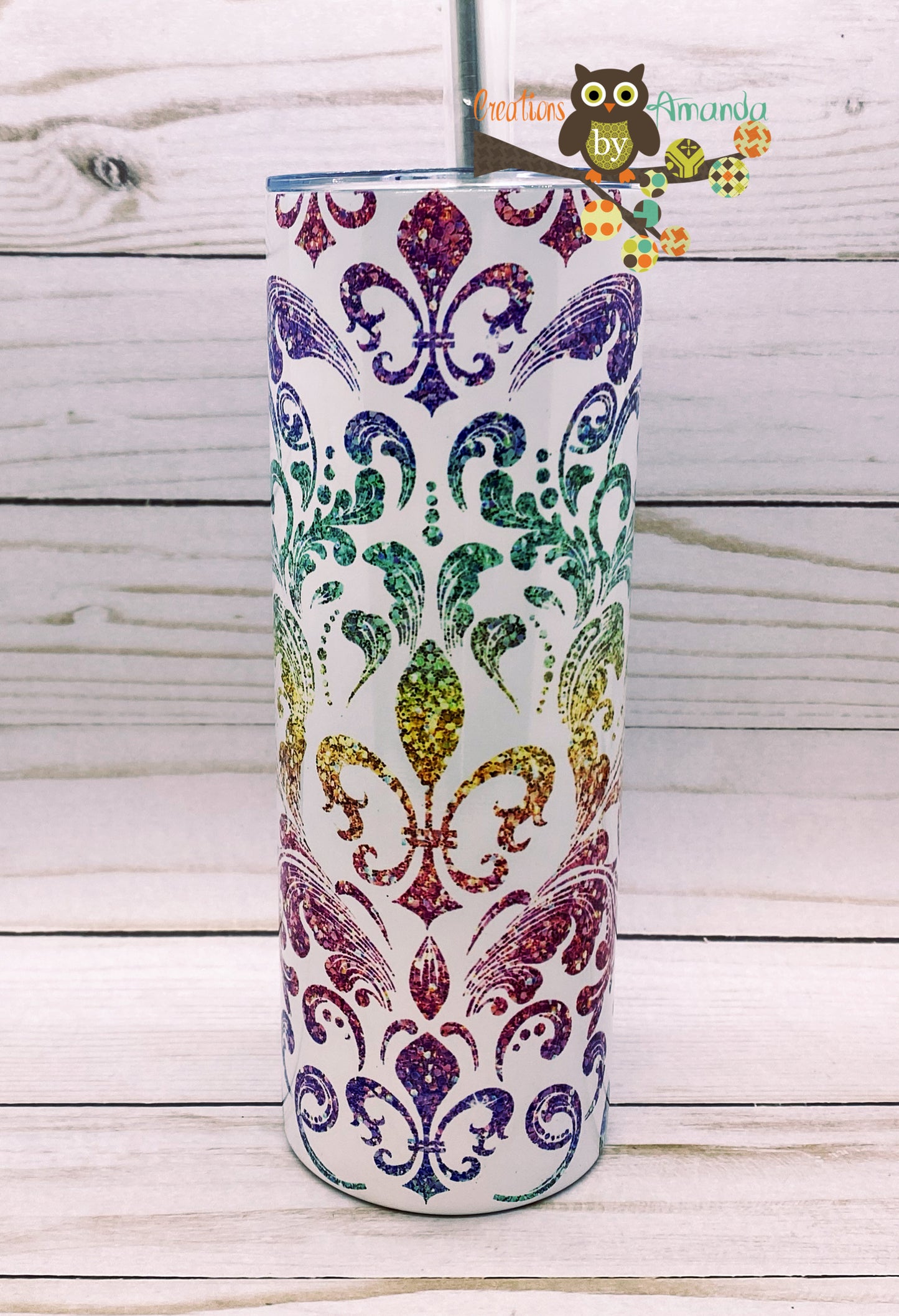 Fleur-de-Lis (Pastel) Tumbler