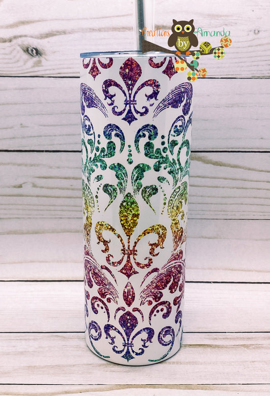 Fleur-de-Lis (Pastel) Tumbler
