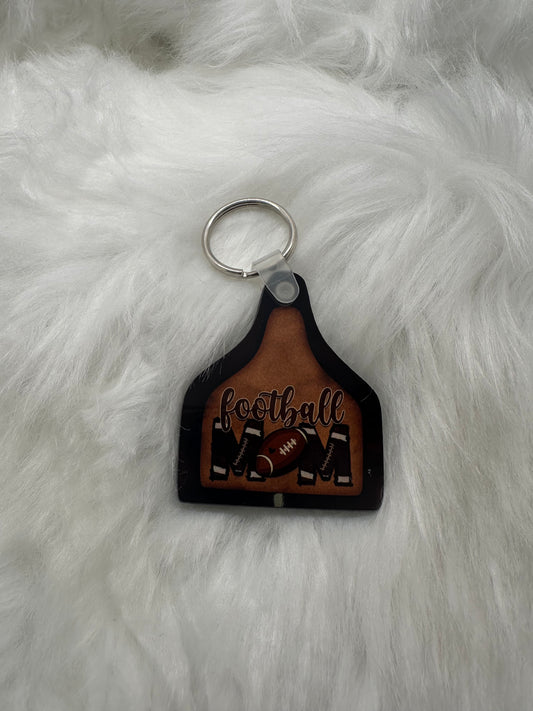 Football Mom Keychain