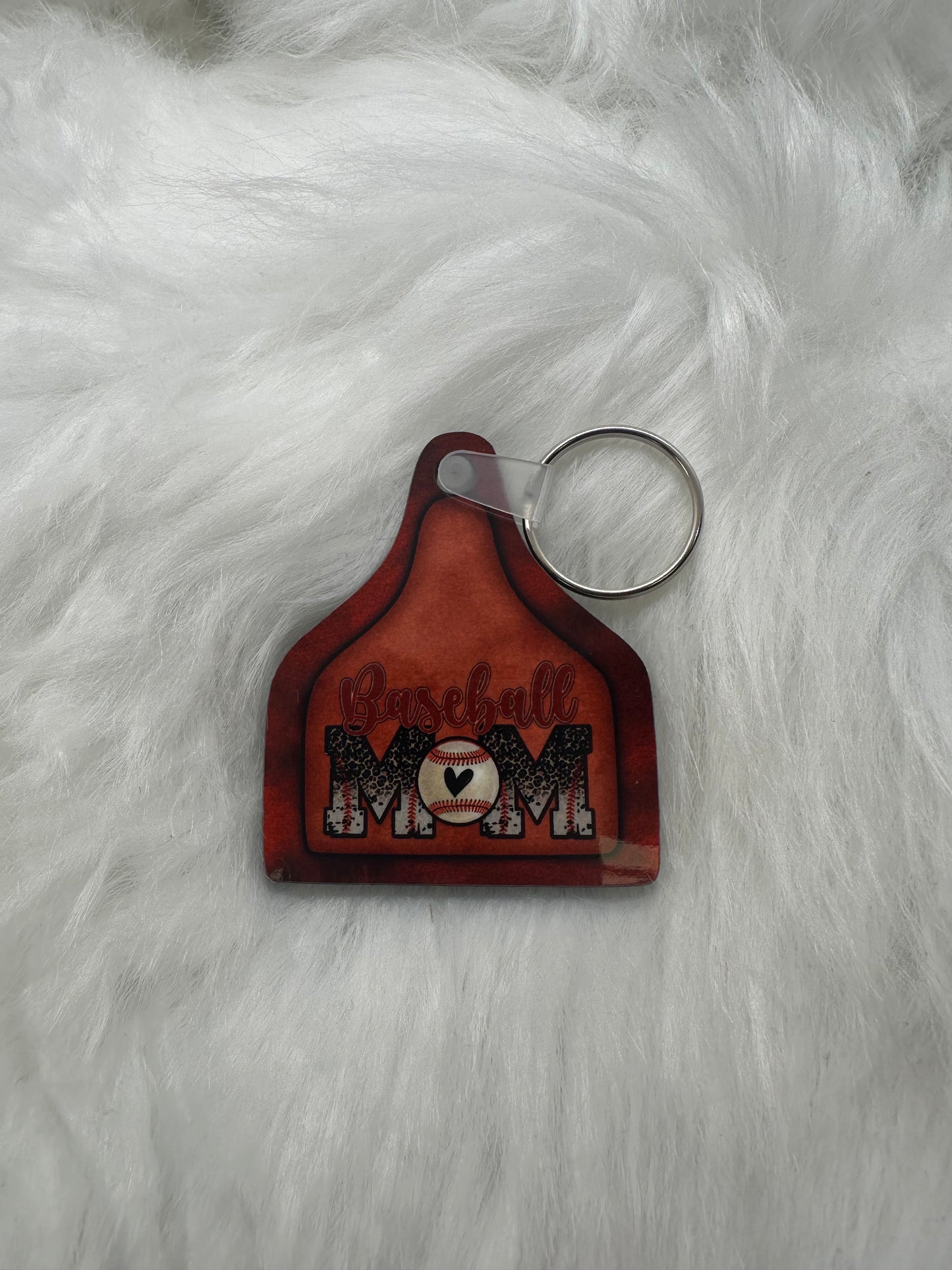 Baseball Mom Keychain
