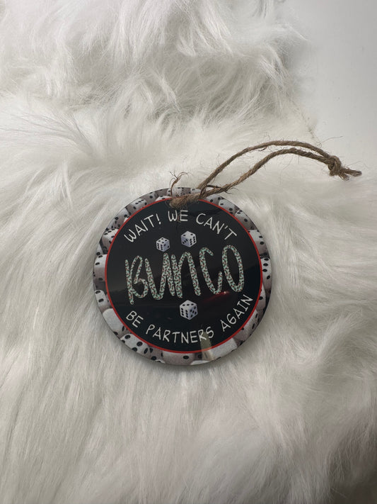 Bunco Circle Ornament