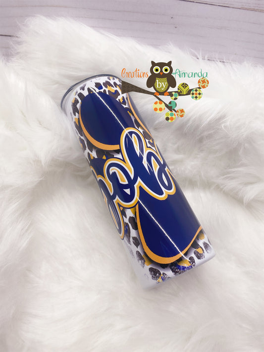 Lonedell Bobcats (Paw Print) Tumbler