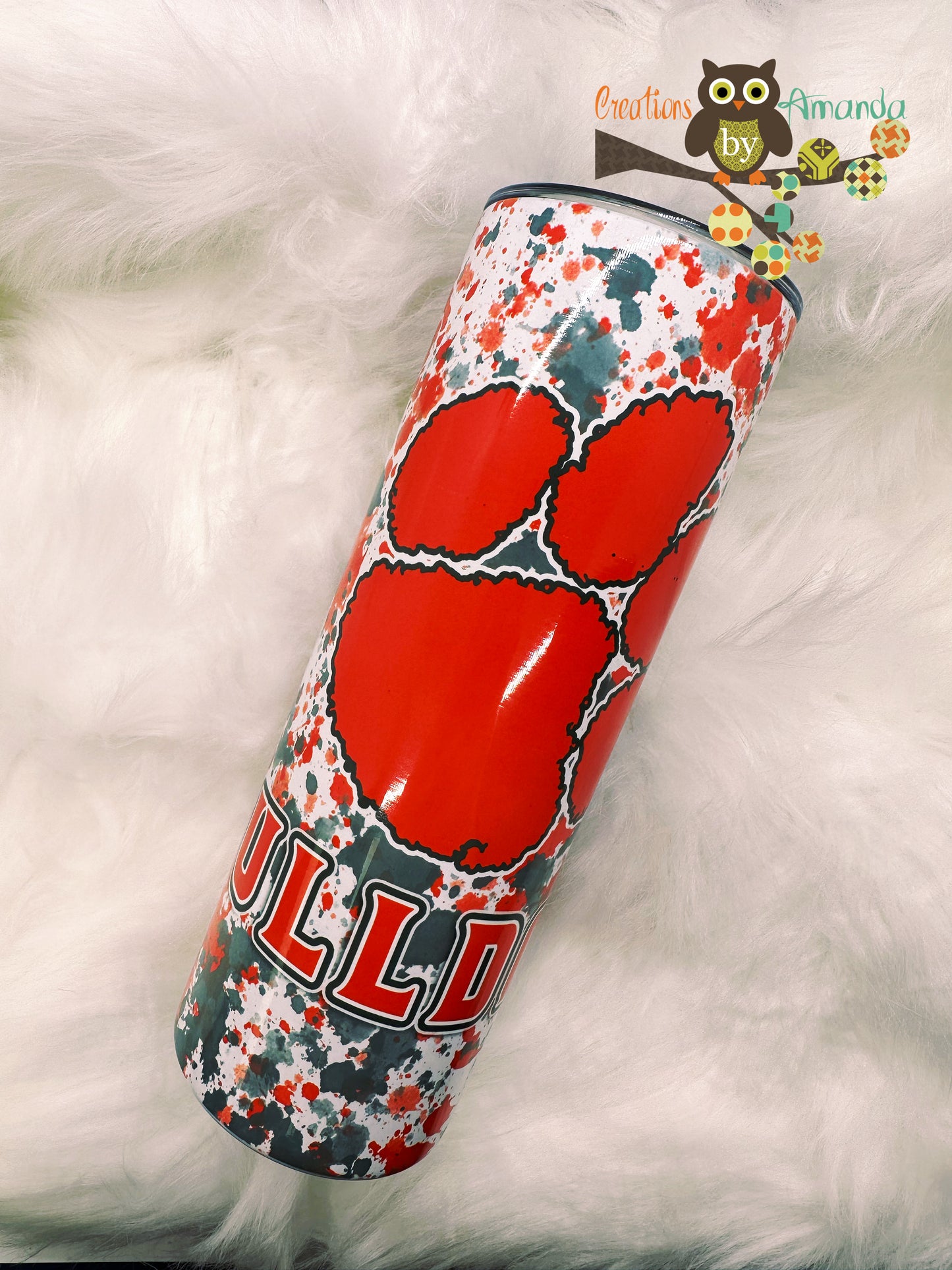 St. Clair Bulldogs (Paint Splatter) Tumbler