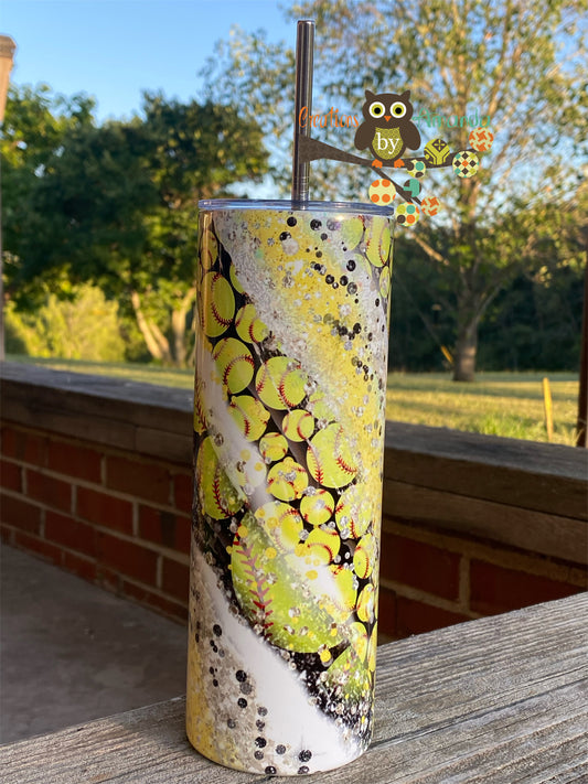 Softball Milky Way Tumbler