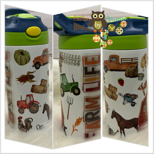 Farm Life Flip Top Sippy Cup