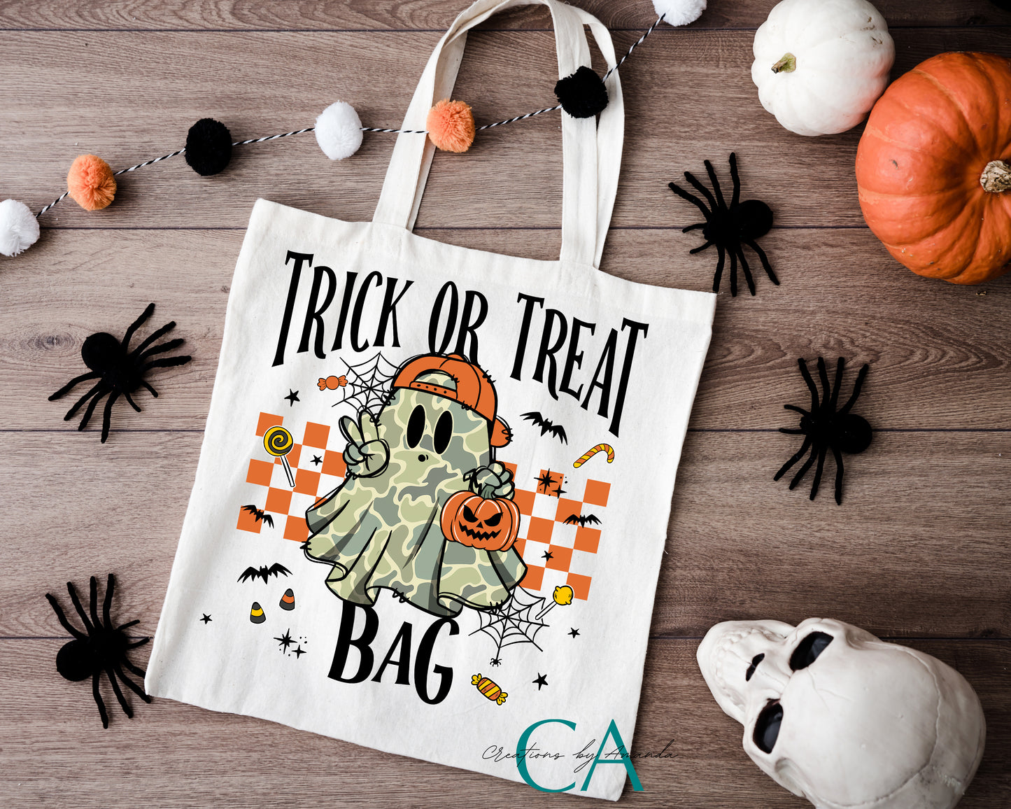 Trick or Treat Tote Bag