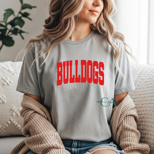 Bulldogs (Distressed) Apparel Pre-Order